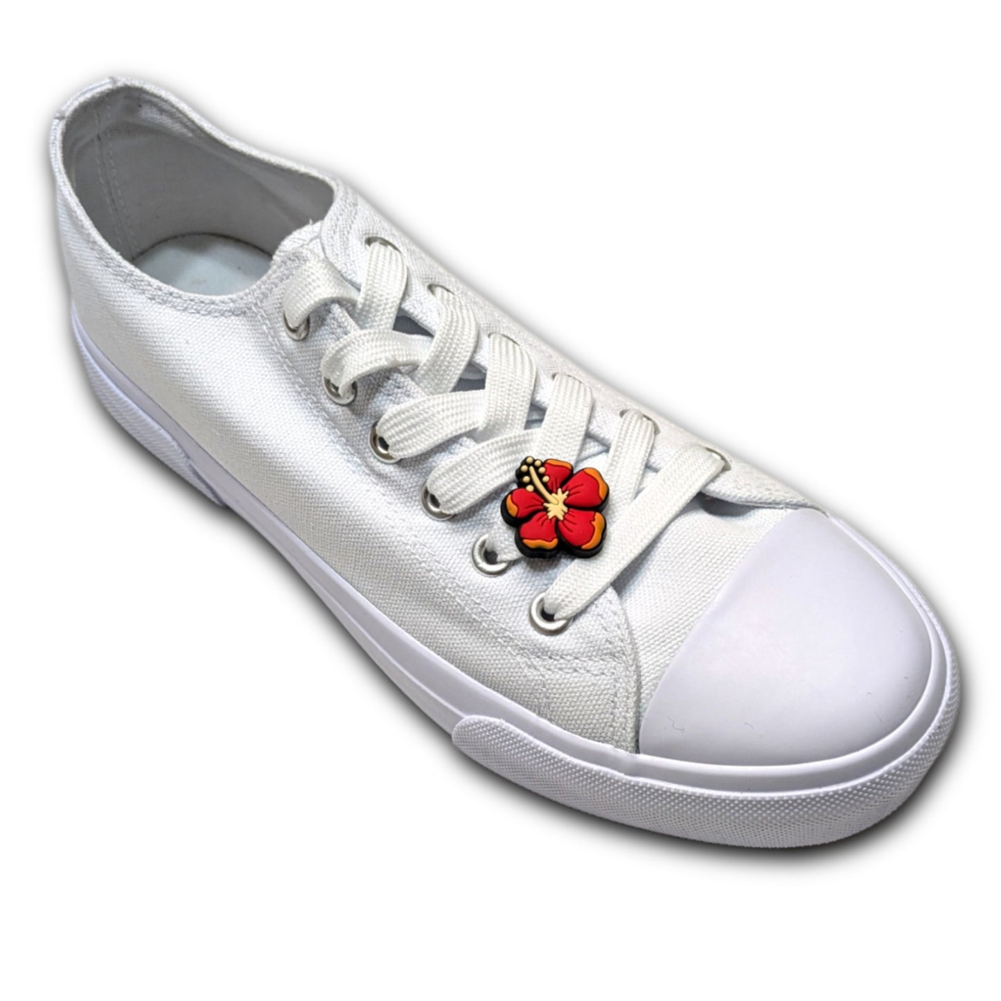 RED HIBISCUS - Single Shoe Charm From The Butterfly Collection