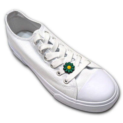 GREEN DAISY - Single Shoe Charm From The Butterfly Collection