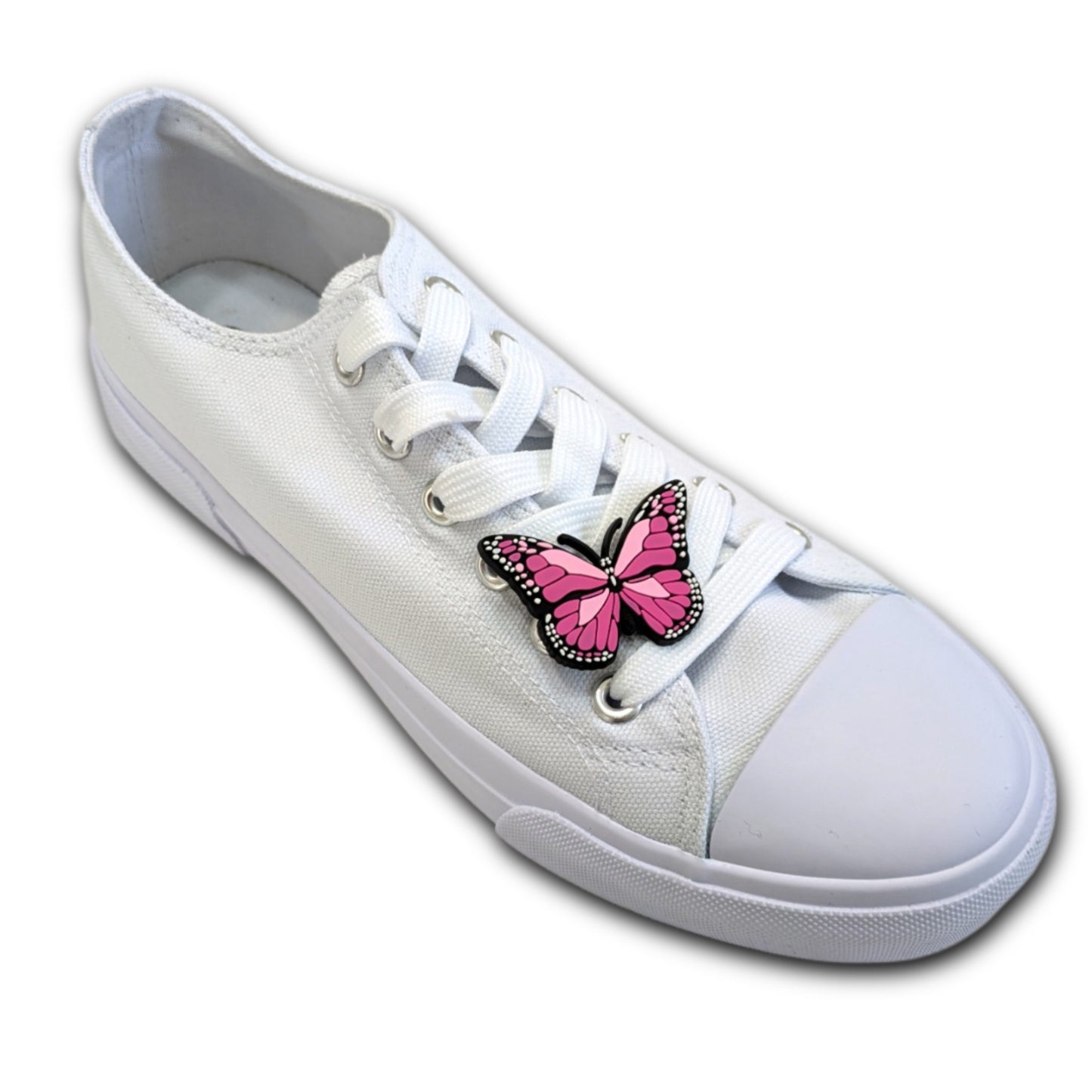 PINK BUTTERFLY - Single Shoe Charm From The Butterfly Collection