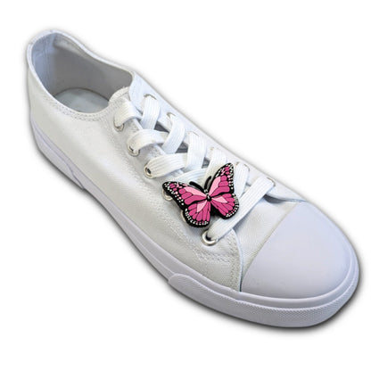 PINK BUTTERFLY - Single Shoe Charm From The Butterfly Collection