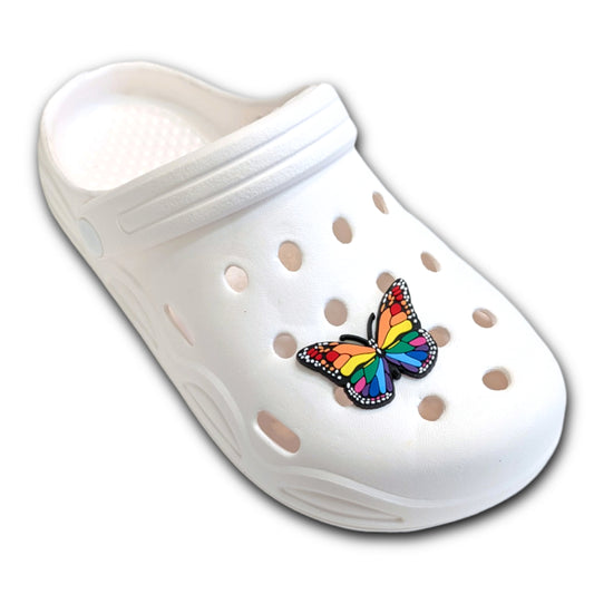 RAINBOW BUTTERFLY - Single Shoe Charm From The Butterfly Collection