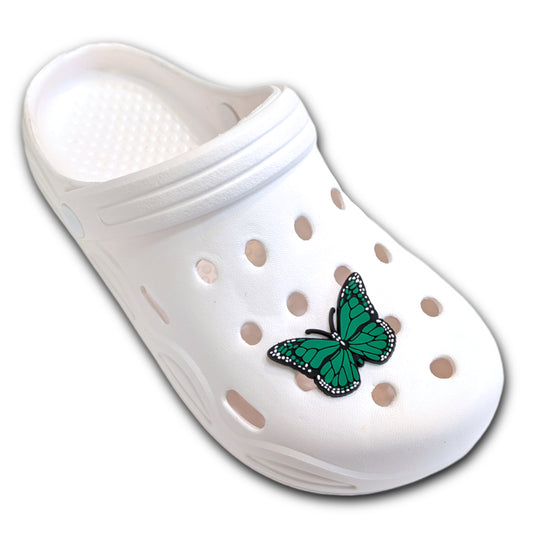 GREEN BUTTERFLY - Single Shoe Charm From The Butterfly Collection