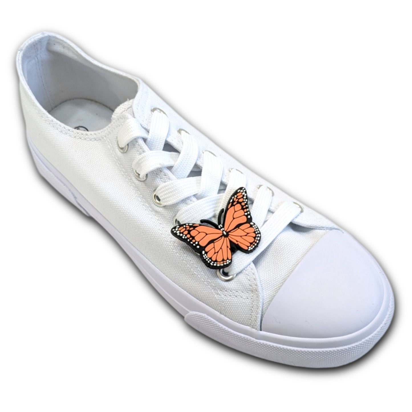 ORANGE BUTTERFLY - Single Shoe Charm From The Butterfly Collection