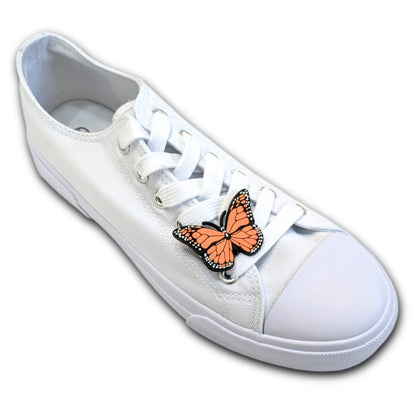 ORANGE BUTTERFLY - Single Shoe Charm From The Butterfly Collection