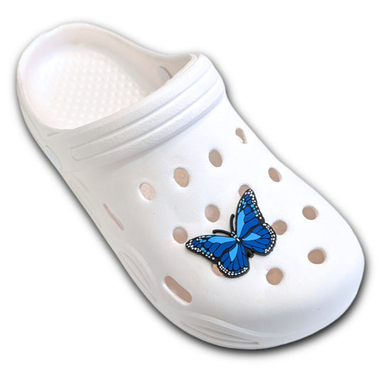 BLUE BUTTERFLY - Single Shoe Charm From The Butterfly Collection