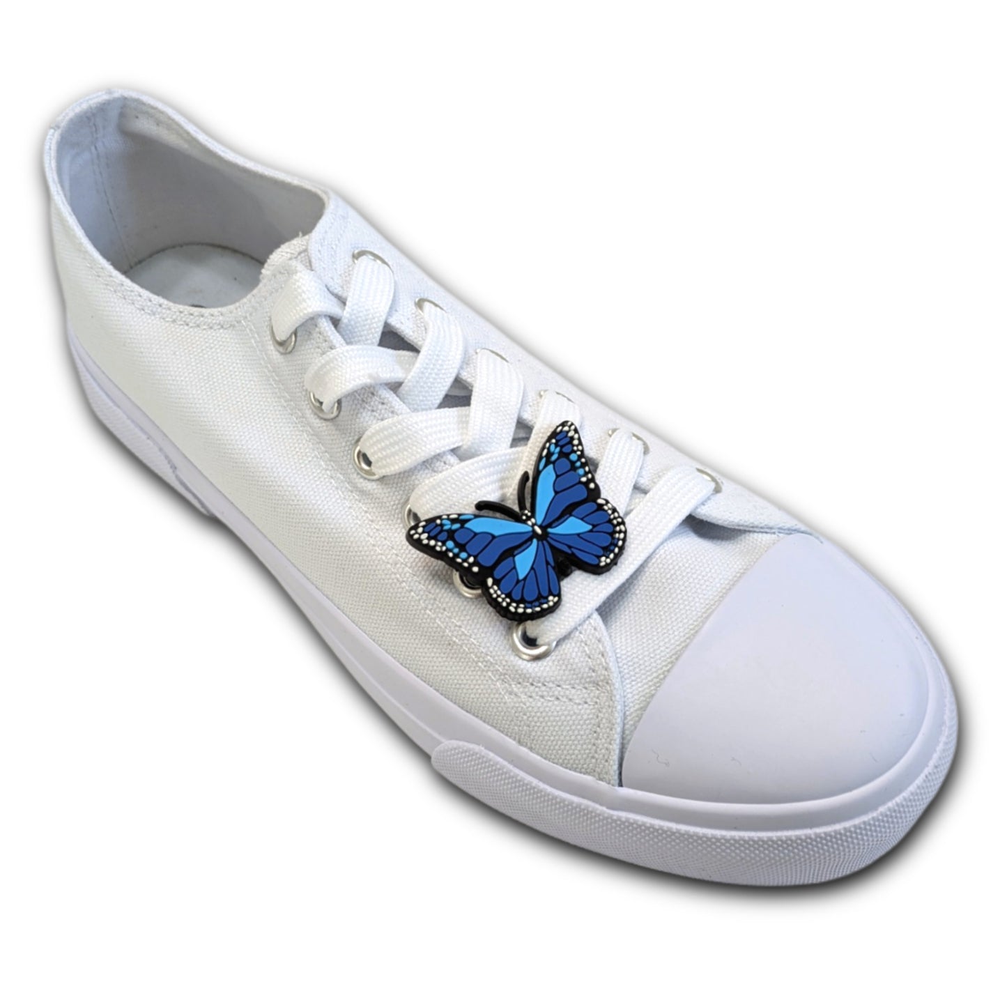 BLUE BUTTERFLY - Single Shoe Charm From The Butterfly Collection