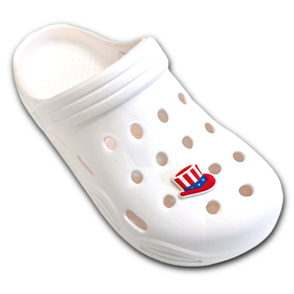 AMERICAN FLAG TOP HAT - Single Shoe Charm From The Patriotic Collection