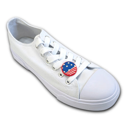 AMERICAN FLAG HORIZON - Single Shoe Charm From The Patriotic Collection