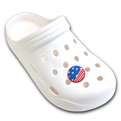 AMERICAN FLAG HORIZON - Single Shoe Charm From The Patriotic Collection