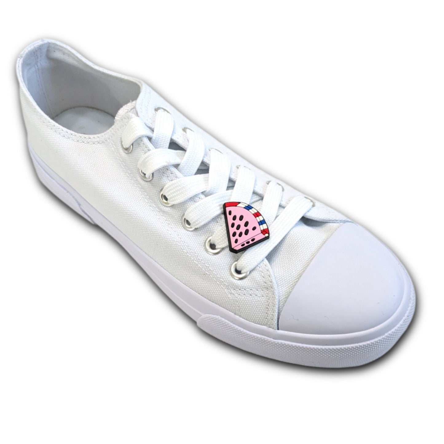 STRIPED WATERMELON - Single Shoe Charm From The Patriotic Collection