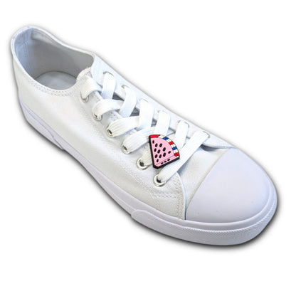STRIPED WATERMELON - Single Shoe Charm From The Patriotic Collection