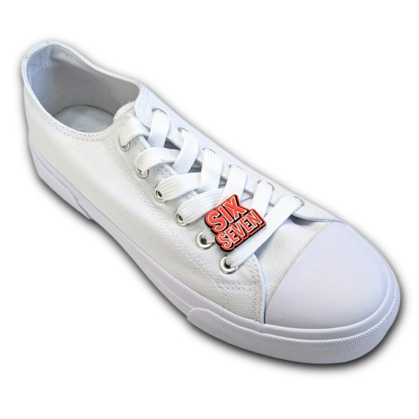 SIX-SEVEN BOLD TEXT - Single Shoe Charm From The Six-Seven Collection