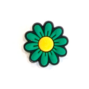 GREEN DAISY - Single Shoe Charm From The Butterfly Collection