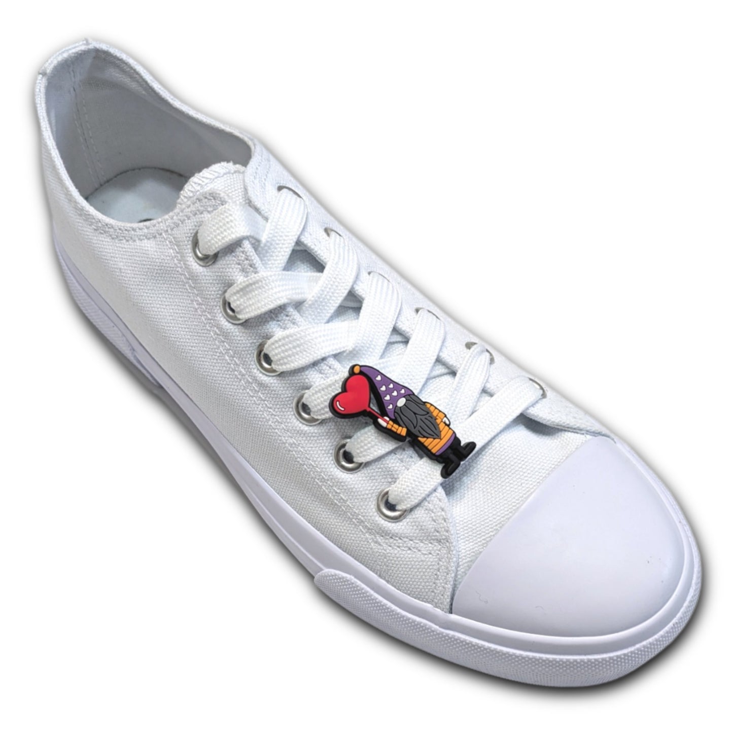 STRIPED GNOME - Single Shoe Charm From The Romantic Gnome Collection