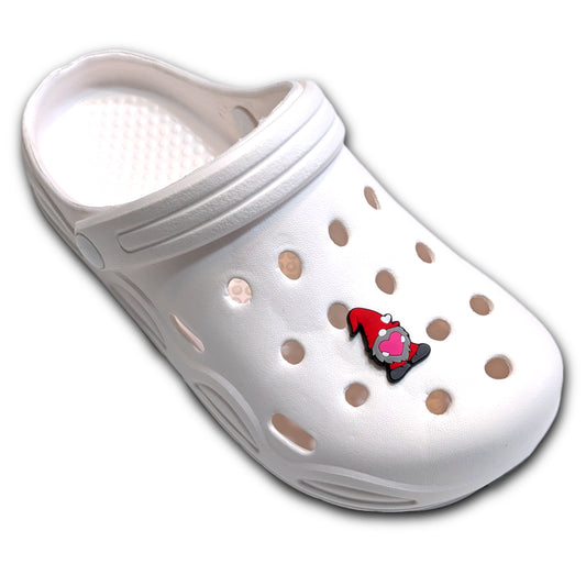 RED GNOME - Single Shoe Charm From The Romantic Gnome Collection