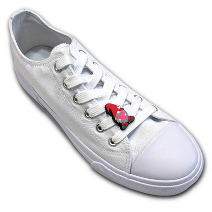 RED GNOME - Single Shoe Charm From The Romantic Gnome Collection