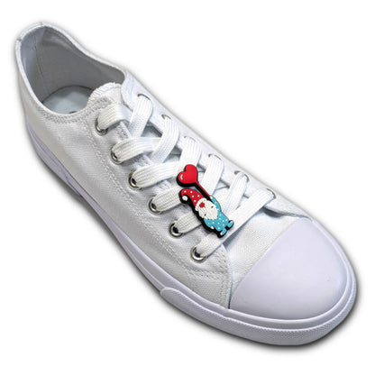 POLKA-DOTTED GNOME WITH BALLOON - Single Shoe Charm From The Romantic Gnome Collection