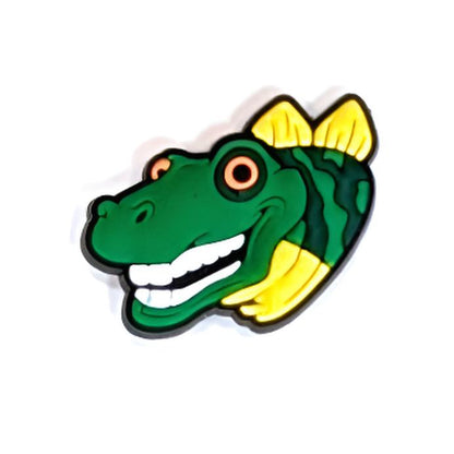 APATOSAURUS FACE - Single Shoe Charm From The Colorful Dinosaur Collection