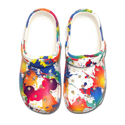 Boy's Color Bomb Clogs, Craytown Brand, J4-J6