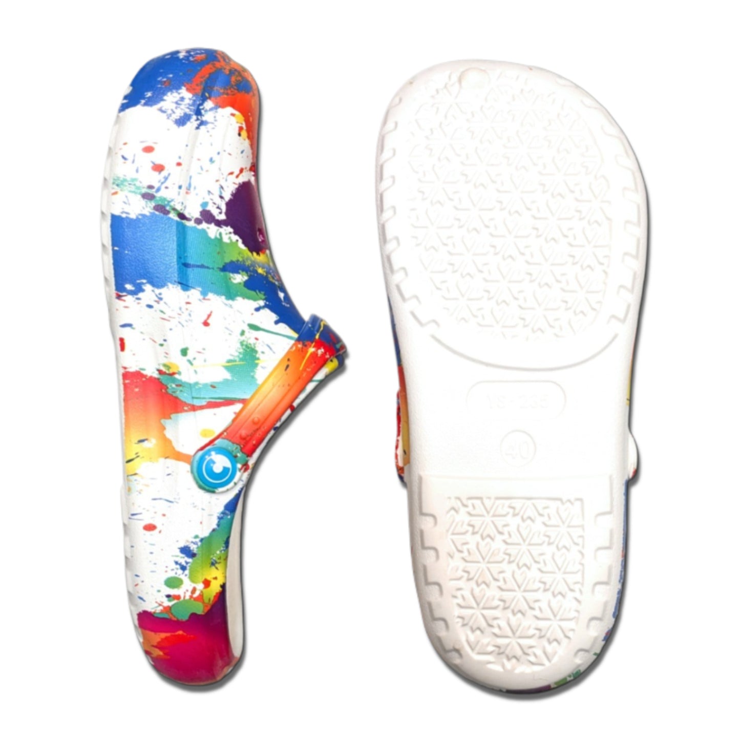 Boy's Color Bomb Clogs, Craytown Brand, J4-J6