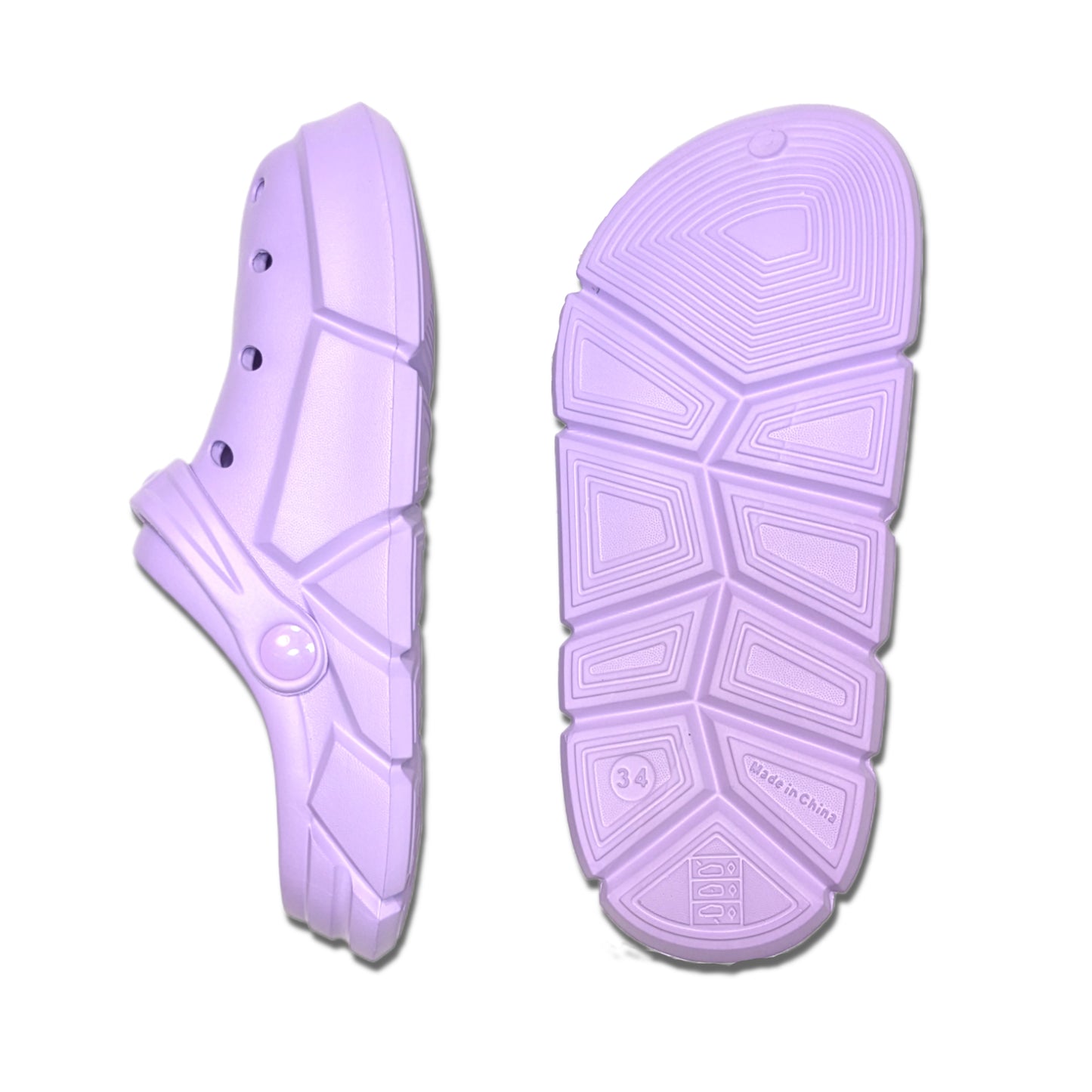 Boy's Purple Clogs, Craytown Brand, Big Kids' C11-J4