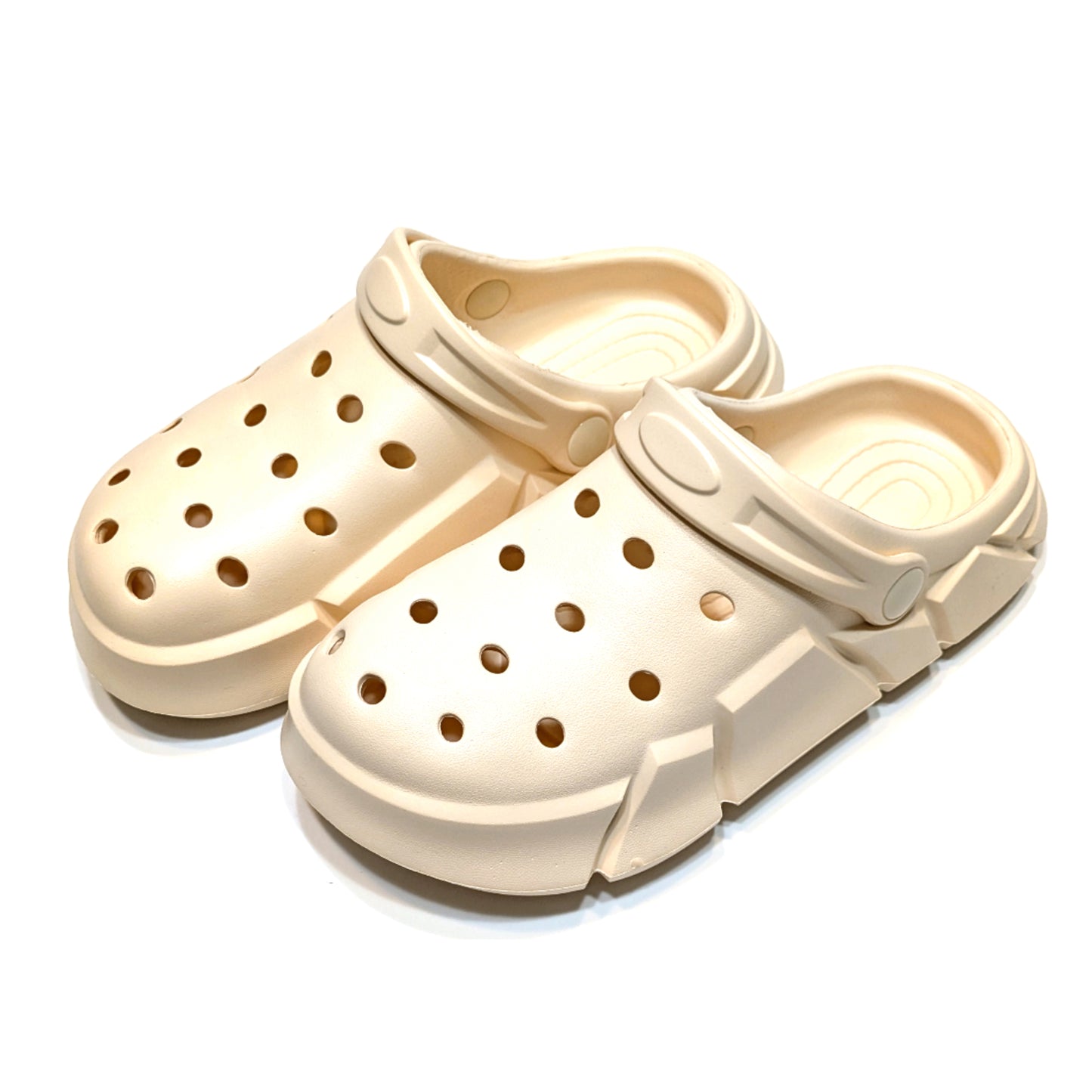 Boy's Ivory Clogs, Craytown Brand, Big Kids' C11-J4