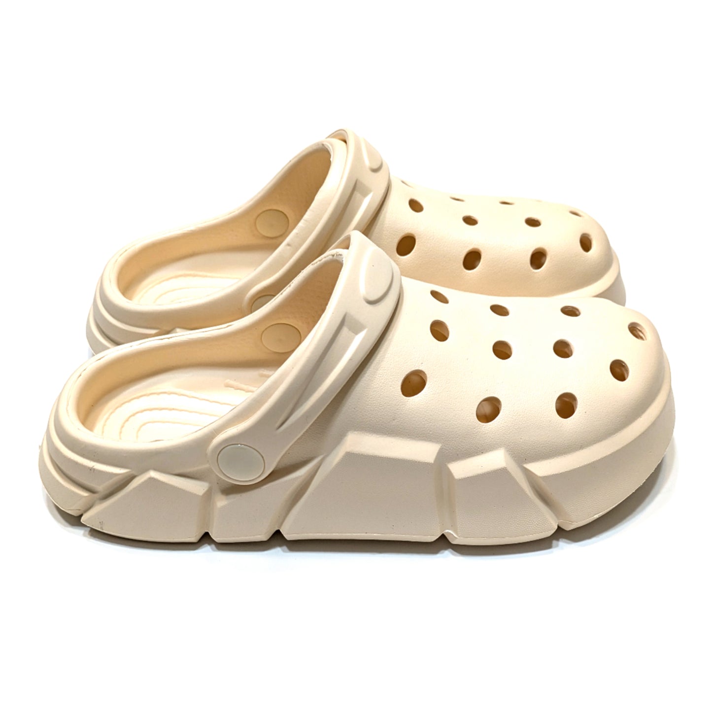 Boy's Ivory Clogs, Craytown Brand, Big Kids' C11-J4