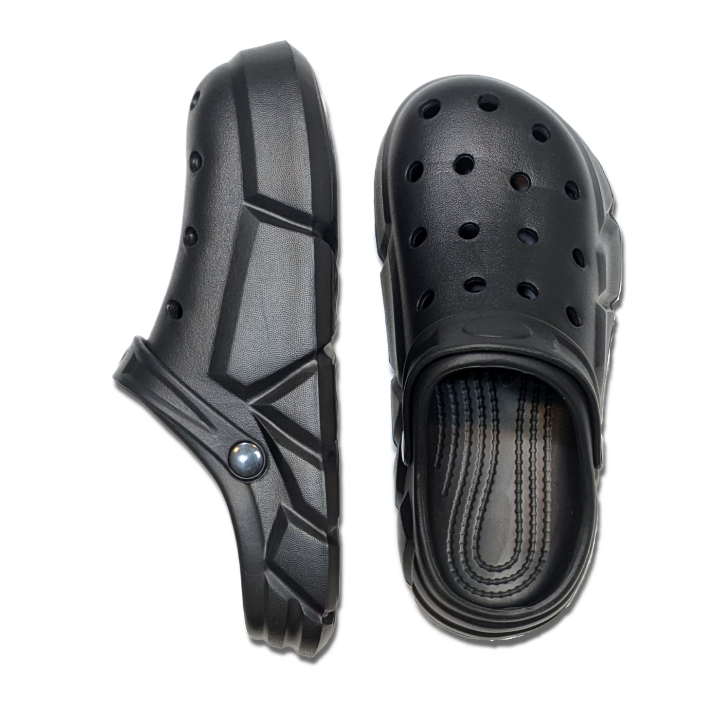 Boy's Black Clogs, Craytown Brand, Big Kids' C11-J4