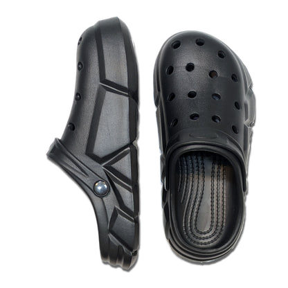 Boy's Black Clogs, Craytown Brand, Big Kids' C11-J4