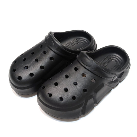 Boy's Black Clogs, Craytown Brand, Big Kids' C11-J4