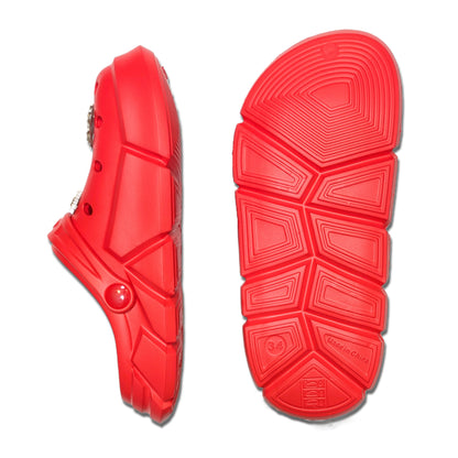 Girl's Red Clogs, Craytown Brand, Accessories Optional, Big Kids' C11-J4