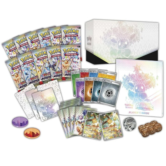 Pokemon TCG: Prismatic Evolutions (SV8.5) Pokemon Center Exclusive Elite Trainer Box PC ETB w/ Protective Case
