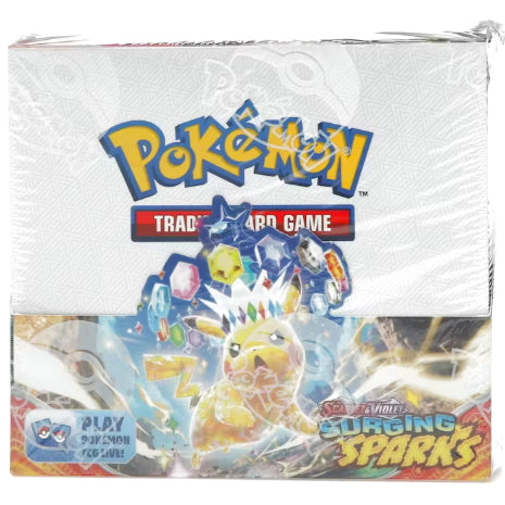 Pokemon TCG: Surging Sparks (SV08) Booster Box w/ Protective Case