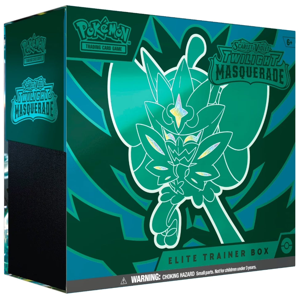 Pokemon TCG: Twilight Masquerade (SV06) Elite Trainer Box ETB w/ Protective Case
