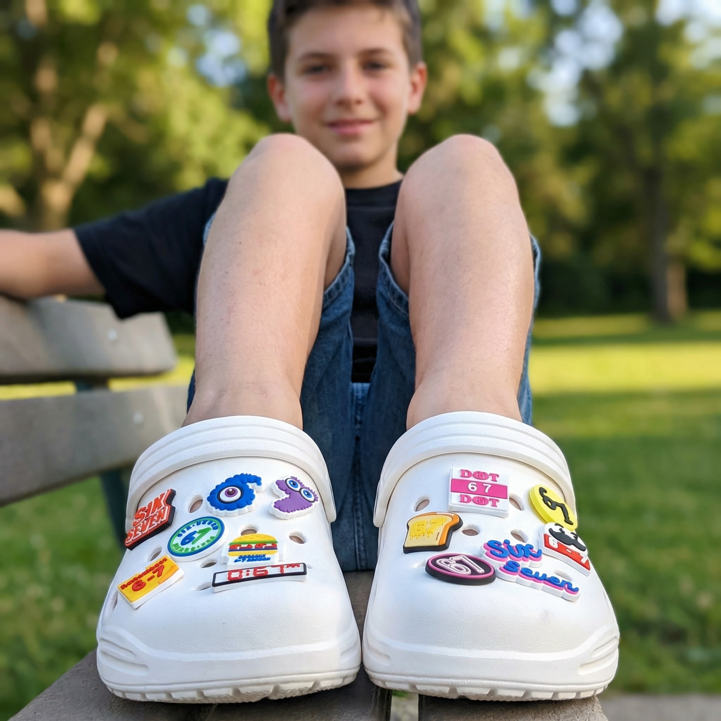 THE SIX-SEVEN SHOE CHARM COLLECTION (Pack of 14) 6-7, Complete Set