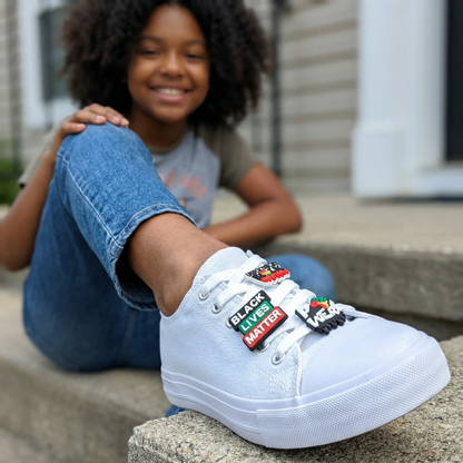 BLACK LIVES MATTER SHOE CHARM COLLECTION (Pack of 6) BLM Empowerment, Set of Essentials