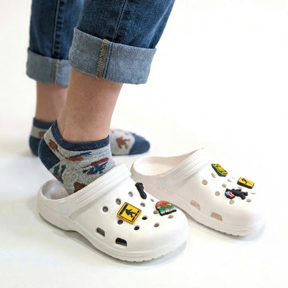 BIGFOOT SHOE CHARM COLLECTION (Pack of 6) Legend of Sasquatch, Set of Essentials