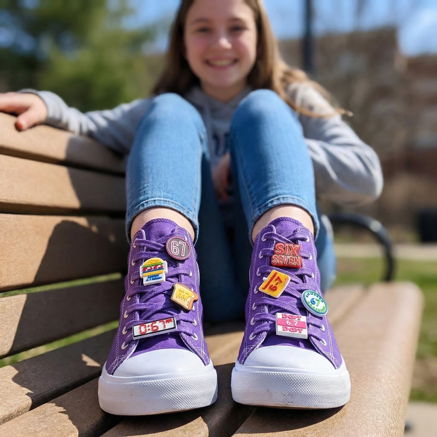 THE SIX-SEVEN SHOE CHARM COLLECTION (Pack of 14) 6-7, Complete Set