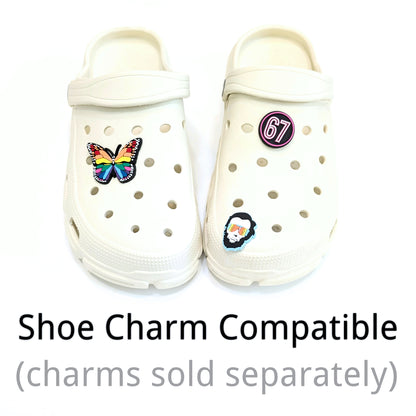 White Craytown Unisex Clogs, W8-10, M6-8