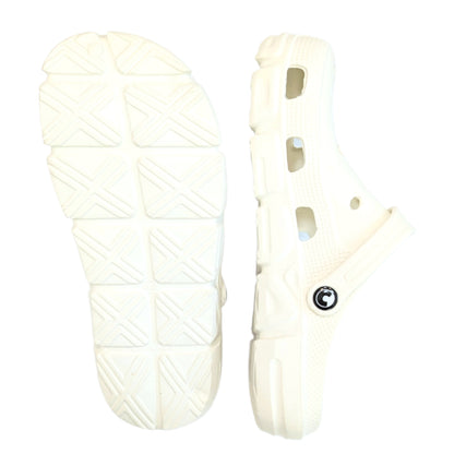 White Craytown Unisex Clogs, W8-10, M6-8