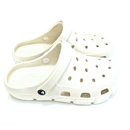 White Craytown Unisex Clogs, W8-10, M6-8
