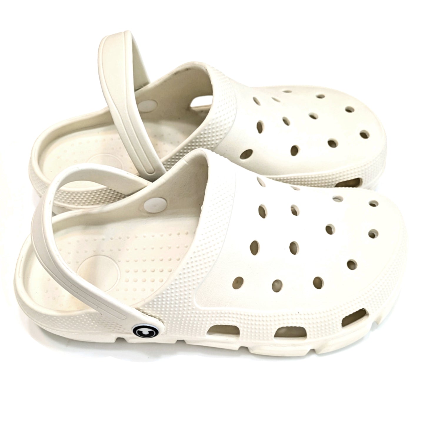 White Craytown Unisex Clogs, W8-10, M6-8
