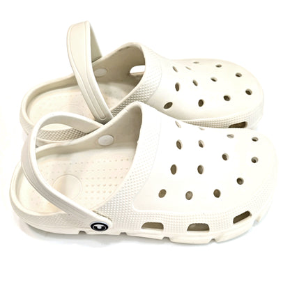 White Craytown Unisex Clogs, W8-10, M6-8