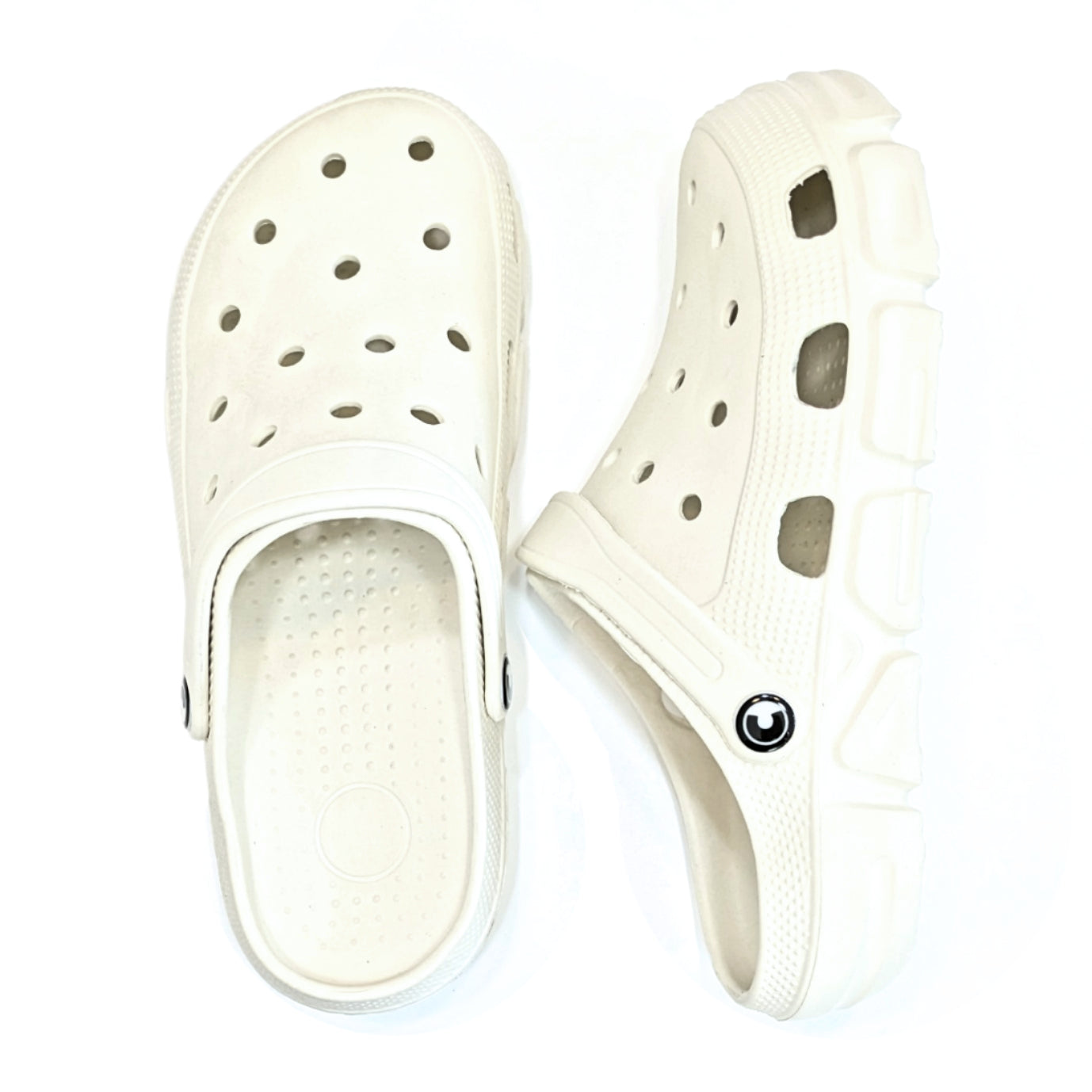 White Craytown Unisex Clogs, W8-10, M6-8