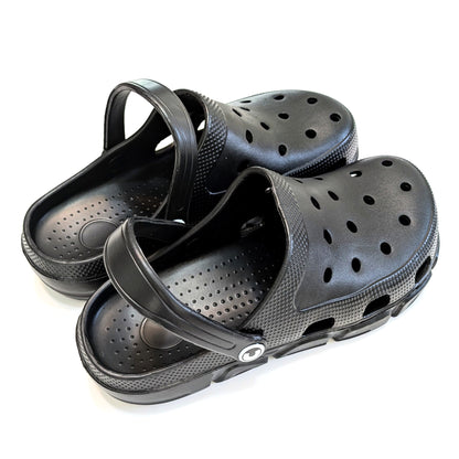 Boy's Black Clogs, Craytown Brand, J3-J6