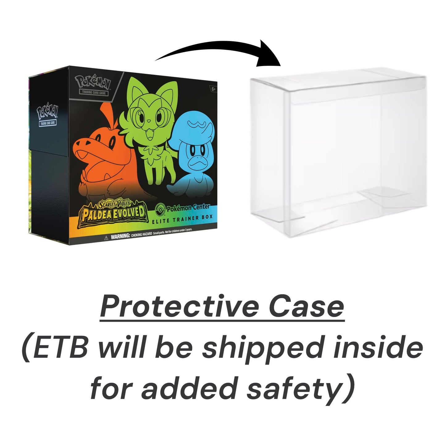 Pokemon TCG: Paldea Evolved (SV02) Pokemon Center Exclusive Elite Trainer Box PC ETB w/ Protective Case