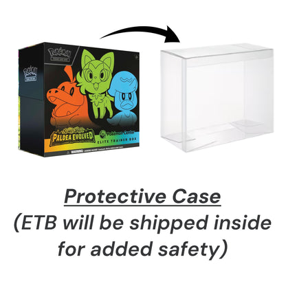 Pokemon TCG: Paldea Evolved (SV02) Pokemon Center Exclusive Elite Trainer Box PC ETB w/ Protective Case