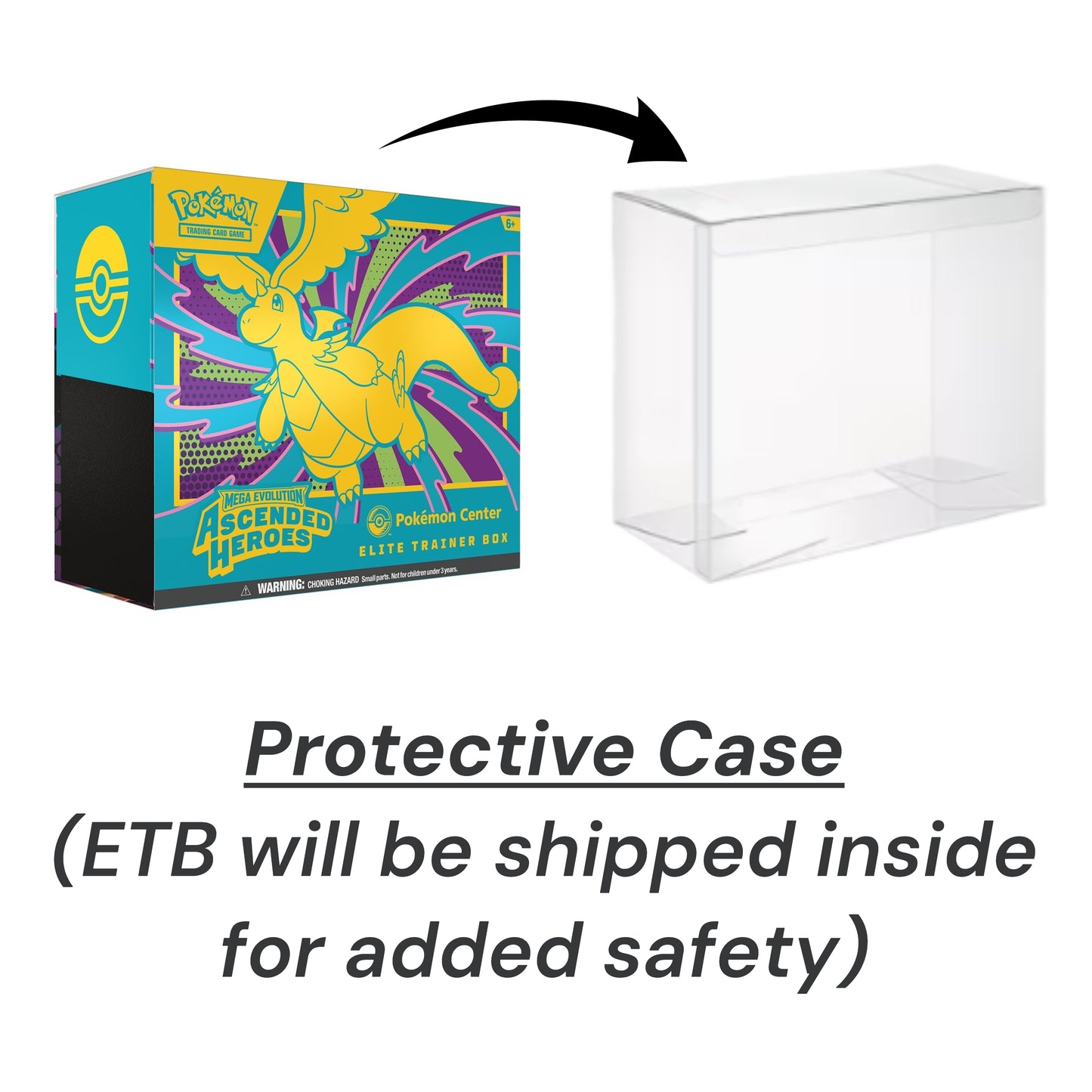 Pokemon TCG: Ascended Heroes (ME2.5) Pokemon Center Exclusive Elite Trainer Box PC ETB w/ Protective Case