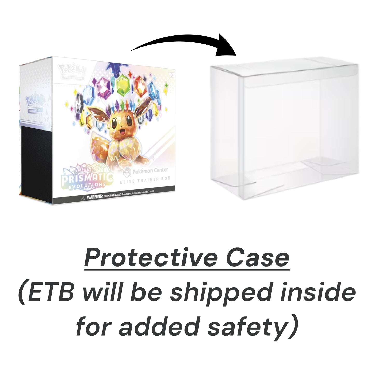 Pokemon TCG: Prismatic Evolutions (SV8.5) Pokemon Center Exclusive Elite Trainer Box PC ETB w/ Protective Case