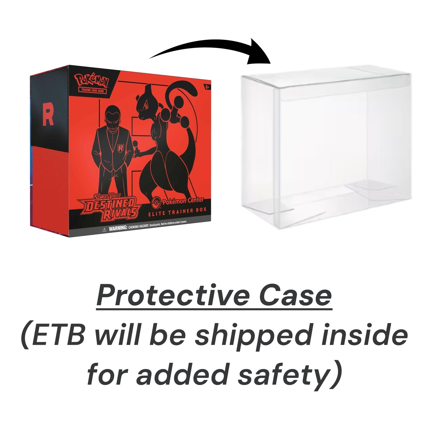 Pokemon TCG: Destined Rivals (SV10) Pokemon Center Exclusive Elite Trainer Box PC ETB w/ Protective Case